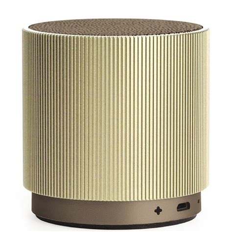 Lexon Fine Rechargeable Bluetooth Speaker - Gold | IWOOT