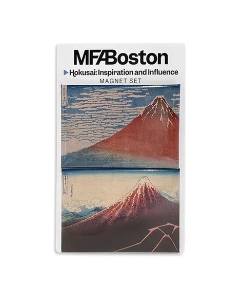 Hokusai Mount Fuji Magnet Set - MFA Boston Shop | Gifts from the Museum of Fine Arts Boston