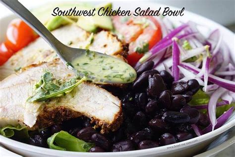 Southwest Chicken Salad Bowl - Bowl Me Over