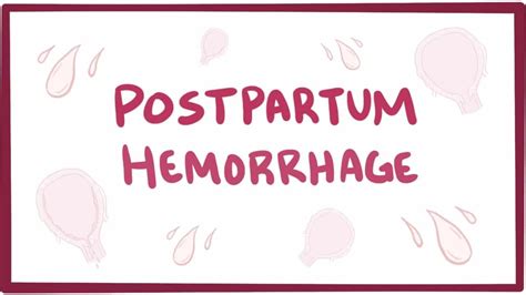 What is Postpartum Haemorrhage? | Healthtian