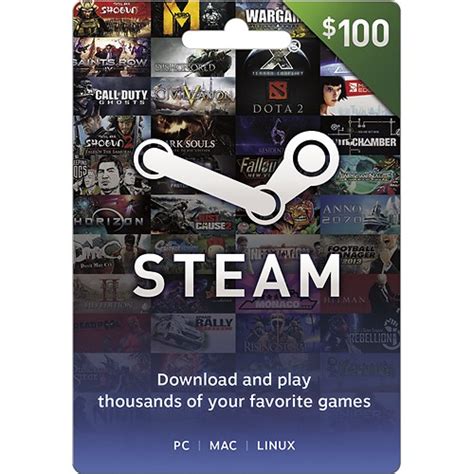 $100 Steam Gift Card