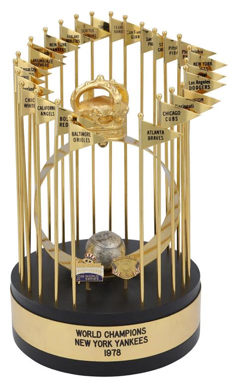 1978 New York Yankees World Series Trophy