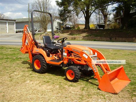 Kubota Bx 24 4 X 4 Loader Backhoe Tractor