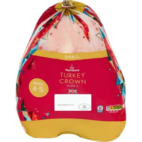 Morrisons Frozen Turkey Breast Crown Small 1.5-1.9kg Serves 4-5 - Compare Prices & Where To Buy ...