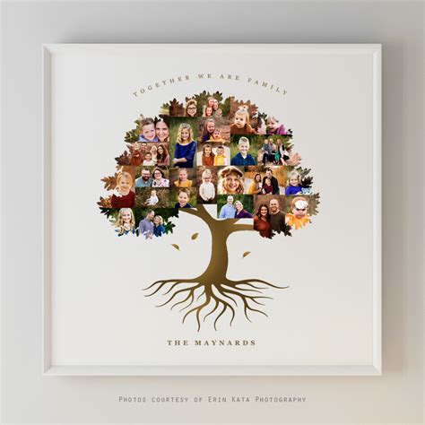 Family Roots Tree Collage (20 x 20) – Squijoo.com