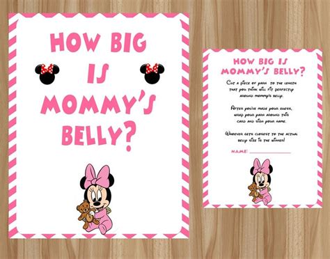 Minnie Mouse Baby Shower Invitation Minnie Mouse Baby Shower | Etsy