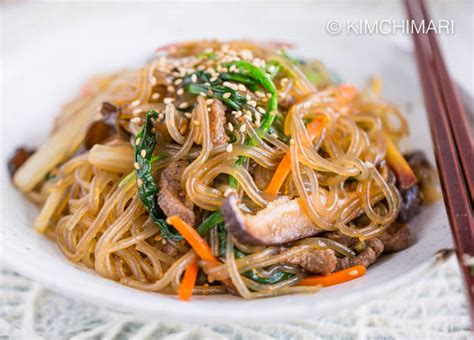 Best Japchae (Korean Glass Noodles) - Authentic and Amazing! | Kimchimari