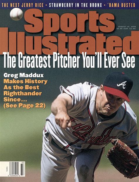 Atlanta Braves Greg Maddux... Sports Illustrated Cover by Sports ...