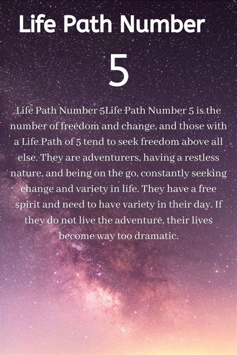 Life Path Number 5 Numerology | Numerology life path, Life path number, Numerology