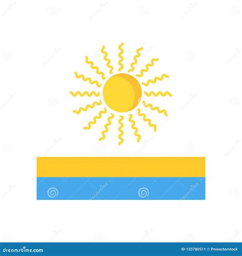 Sunrise Icon Vector Sign and Symbol Isolated on White Background Stock Vector - Illustration of ...