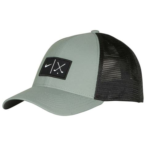 Nike Unisex Mesh Fitted Golf Hat Cap-Clay Green/Black - Walmart.com ...