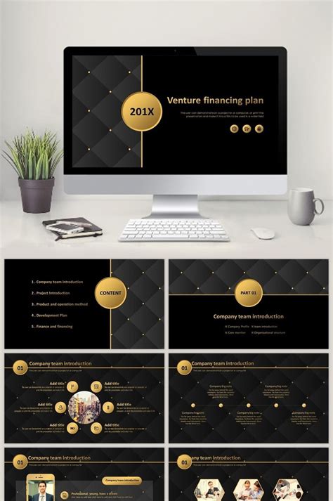 5,600+ Black Gold Powerpoint Templates | Free PPT Theme & Background ...