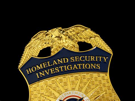 US HSI Homeland Security Investigations Special Agent Badge Solid Copp – Coin Souvenir