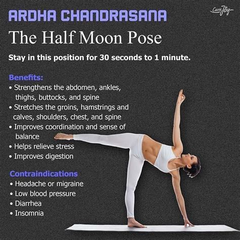 Half Crescent Moon Yoga Pose