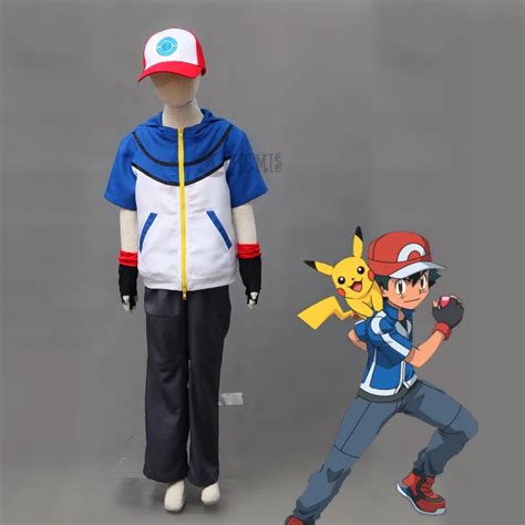 Athemis Ash Ketchum cosplay Pokemon Pocket Monster BW Ash Katchum ...