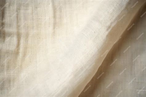 Premium AI Image | Linen fabric cloth closeup texture