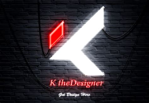 Make a neon logo design by K_thedesigner | Fiverr