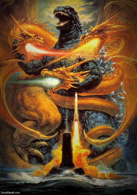 Godzilla vs. King Ghidorah by Irmassidarkstar on DeviantArt