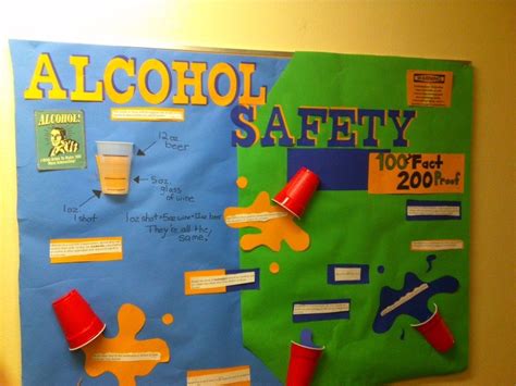 Alcohol Safety board I made....With the help of my girlfriend. Simple idea to use the red cups ...