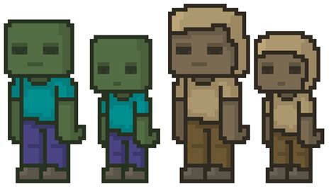 Minecraft Zombie Pixel Art by ThePiDay on DeviantArt