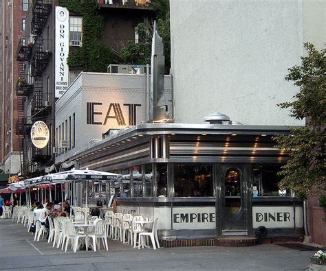 NYC: Empire Diner | Vintage diner, Diner nyc, Diner