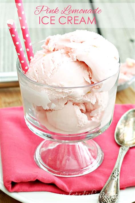 Pink Lemonade Ice Cream | Let's Dish Recipes