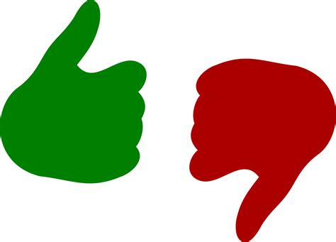 Thumb signal Like button Icon - Thumbs Down Cliparts png download ...