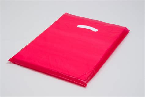 12x15 Red Premium Super Gloss Plastic Bags