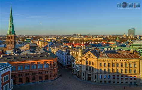 Riga skyline from Dom square - Riga City Photos