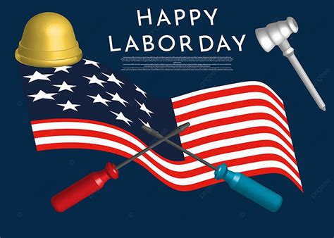 Labor Day With Flag Background, Labor Day, 3d Labor Day, Labor Day ...