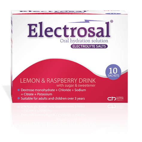 Electrosal Lemon & Raspberry Hydration Sachets 10 - PharmacyAnseo.ie ...