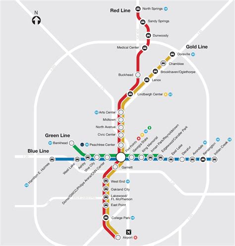 Marta Train Map Atlanta - Winny Kariotta
