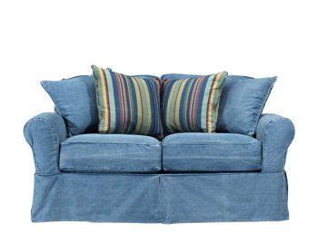 Actually blue denim, material, only, sectional sofa - Google Search