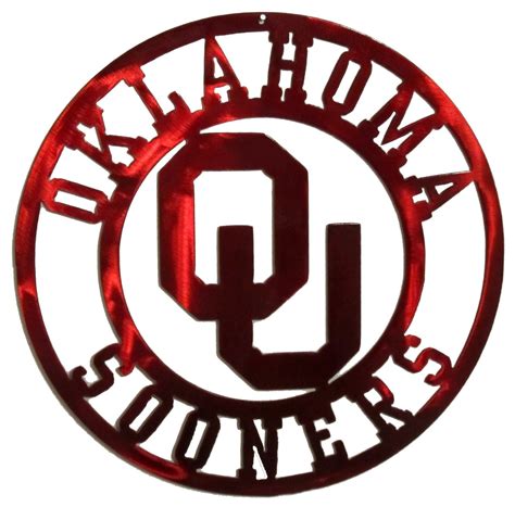 Oklahoma Sooners Sign Metal by metalbyvirgil on Etsy