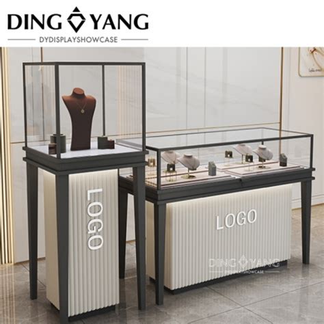 DINGYANG-jewelry glass display case,jewelry display showcase