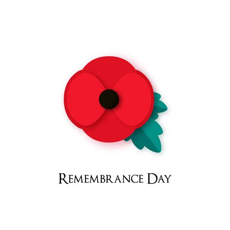 Poppy flower Illustration for Remembrance Day. 461038 Vector Art at Vecteezy