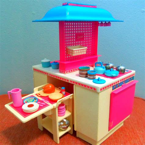 1980's Barbie Dream Kitchen with Nearly 60 accessories