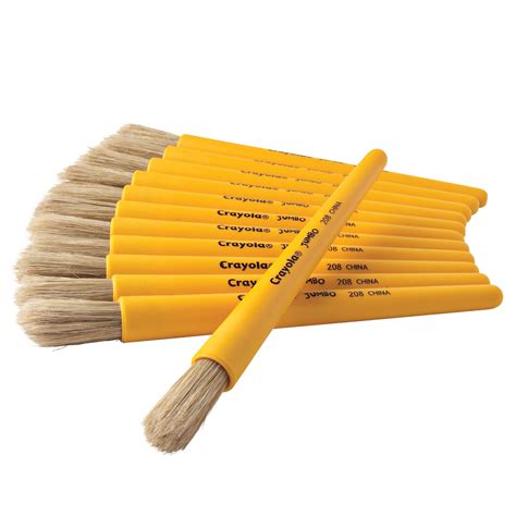 Crayola® Jumbo Paint Brushes, Set of 12 | Becker's