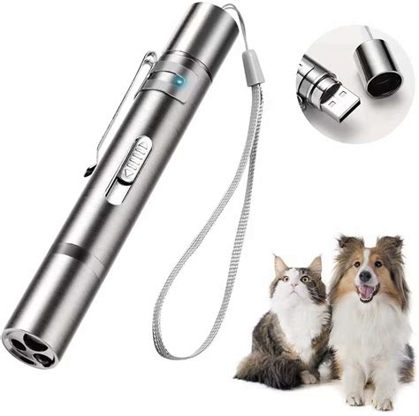 Red Laser Pointer For Cats Dogs 3 Multi-Mode Interactive Toy Rechargeable - Hashir Products