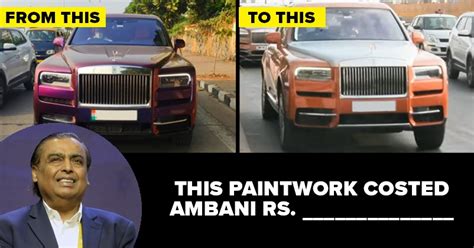 You Can’t Guess The Huge Amount Mukesh Ambani Paid To Change His Rolls Royce Cullinan’s Colour ...