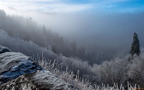 Smoky Mountains Winter Wallpapers - Wallpaper Cave