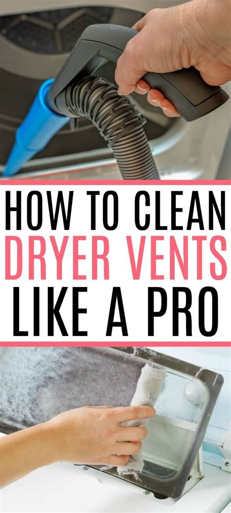 How To Clean Your Dryer Vent | Clean dryer vent, How to clean your ...