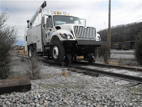 CSX Auto Crane Hi-Rail Test 2 Cherokee Truck Equipment, LLC