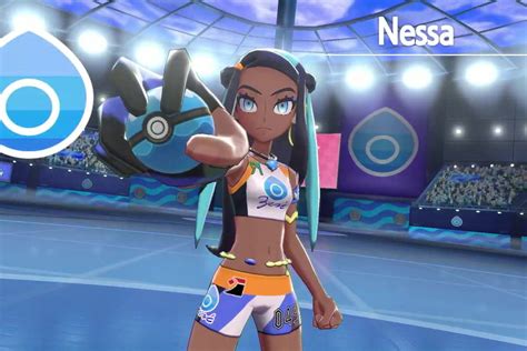 Nessa is the new water-type gym leader in Pokémon Sword and Shield ...