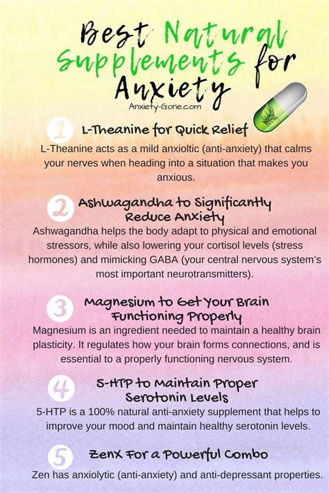 The Top 5 Anti-Anxiety Supplements and What to Expect | Anxiety ...