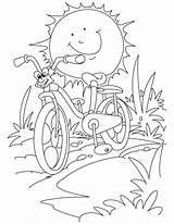 Bicycle To Color Coloring Page  Free Printable Pages For Kids sketch template