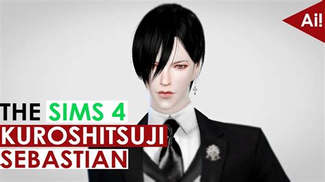 THE SIMS 4 Black butler Sebastian (alternative) - YouTube