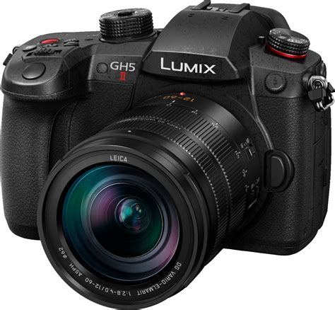 Best Buy: Panasonic LUMIX GH5M2 4K Video Mirrorless Camera with 12-60mm F2.8-4.0 Leica Lens ...