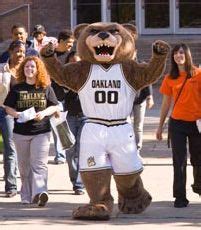 Oakland University mascot, the Grizz | OU | Pinterest | Oakland university