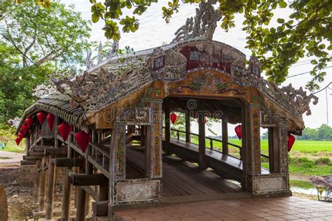 Old Japanese Bridge in Hue, Japanese Style Covered Bridge in Hue ...